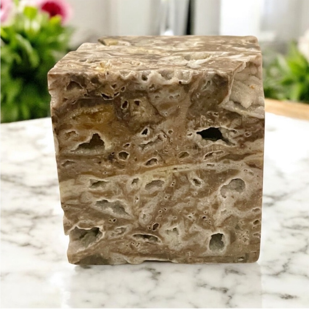 Druzy Sphalerite Geode Cube Crystal